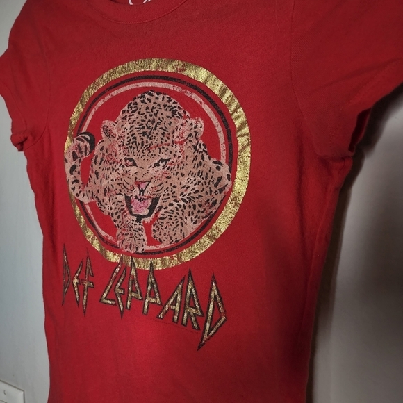 Chaser Def Leopard graphic tee - Picture 1 of 7
